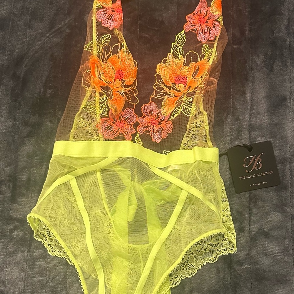 Honey Birdette Christine Bodysuit XS NWT - Picture 3 of 5